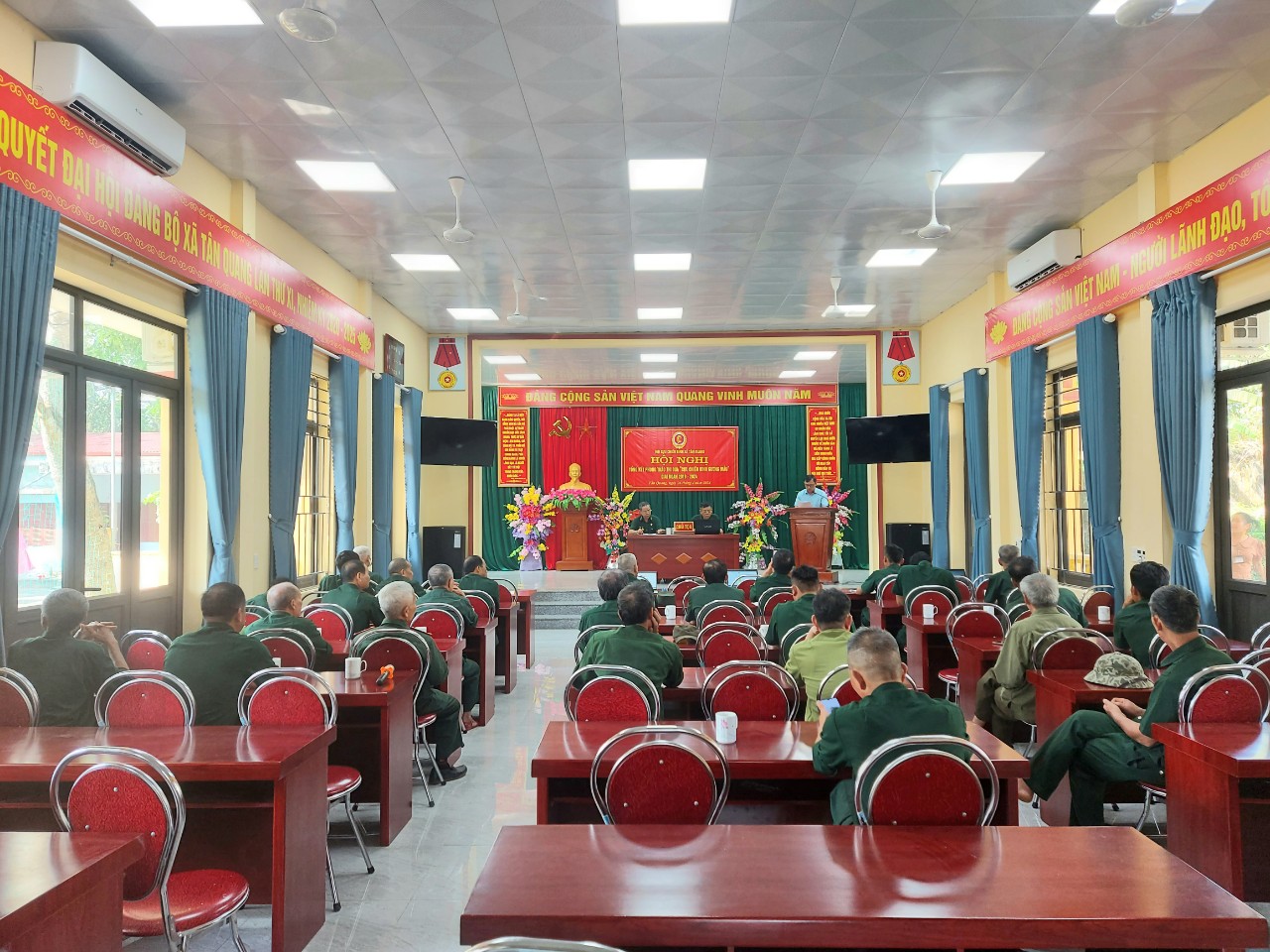 Hội Cựu chiến binh xã Tân Quang tổ chức tổng kết phong trào thi đua “Cựu chiến binh gương mẫu” giai đoạn 2019 - 2024