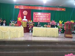 HĐND xã Tân Quang tổ chức kỳ họp thứ ba khóa XXIII, nhiệm kỳ 2021-2026