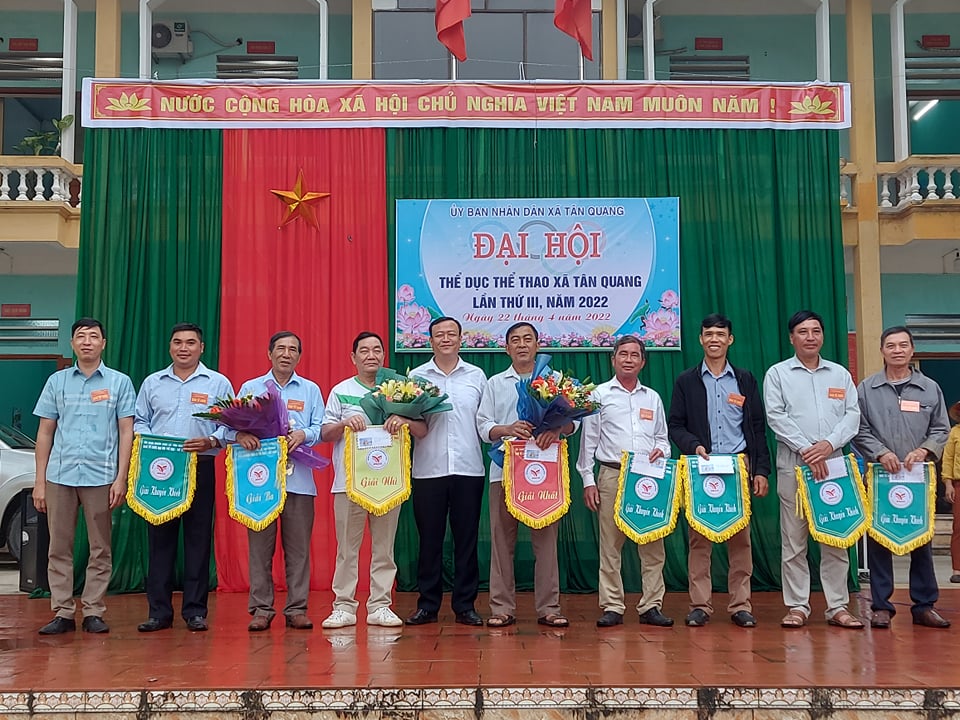 Xã Tân Quang tổ chức Đại hội thể dục thể thao xã Tân Quang lần thứ III, năm 2022.